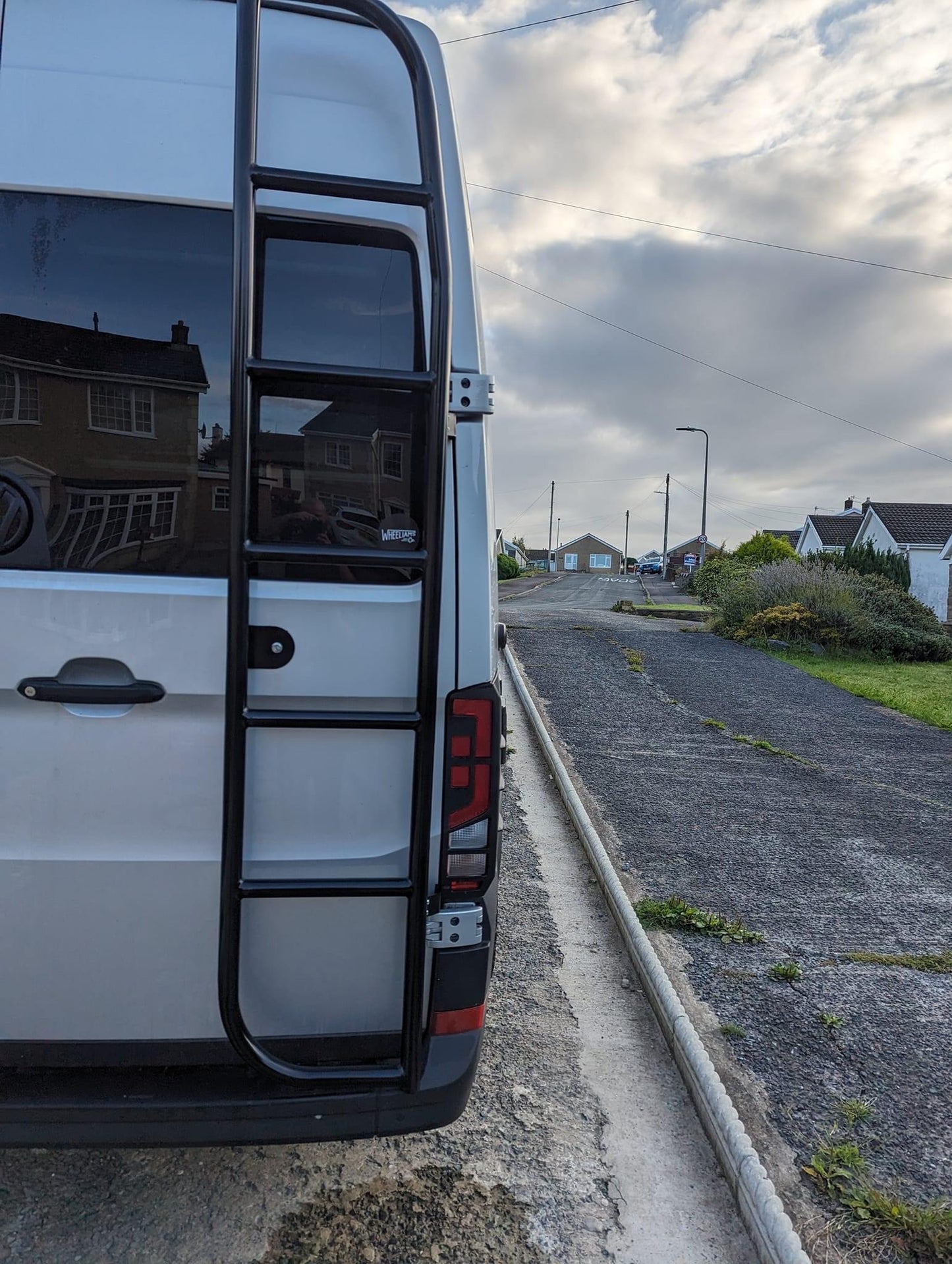 2018+ Volkswagen Crafter / MAN TGE OS Rear Tubular Ladder 2018 Onwards