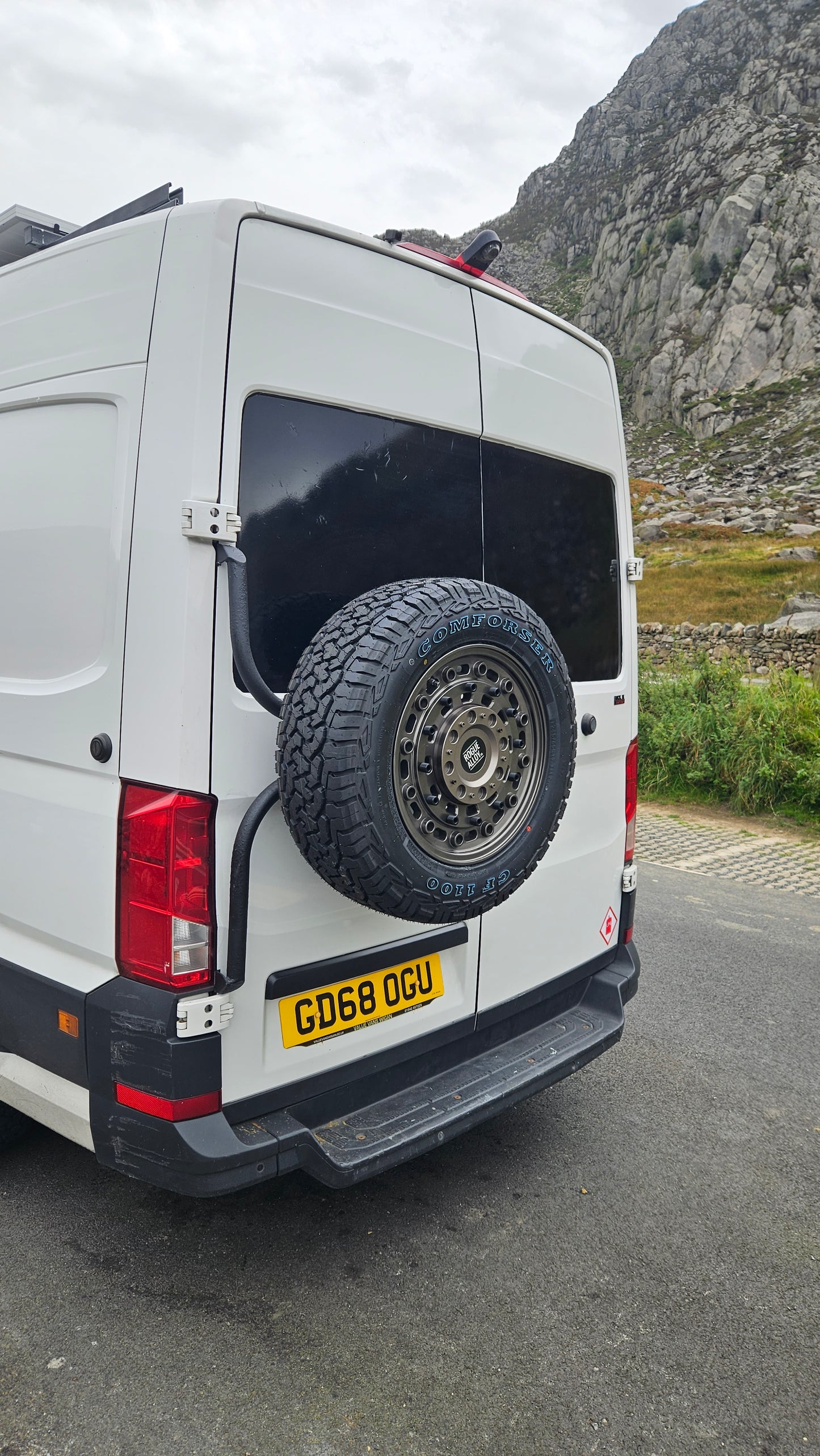 Volkswagen Crafter MAN TGE 4X4 Reserveradträger für die Hintertür