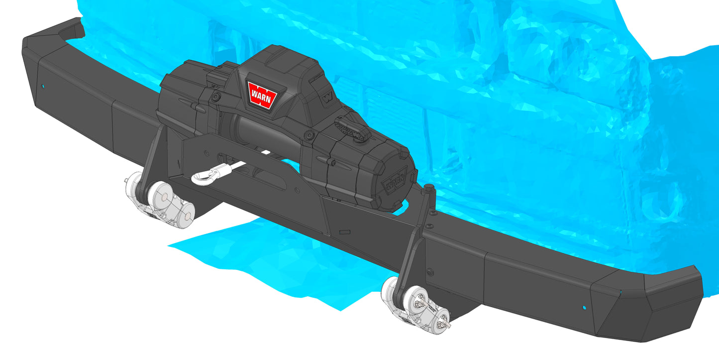 VOLKSWAGEN T3 Front Bumper & Winch Mount