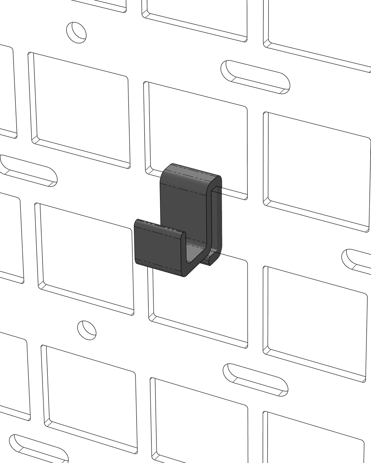Wheeliams Hangit - MOLLE Panel Accessory Mounting Hook