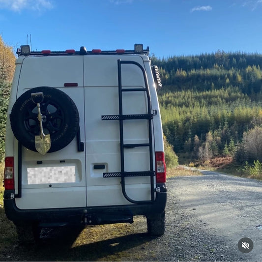 FORD TRANSIT MK6/MK7 2000-2014 - Rear Door Tubular Ladder - RH