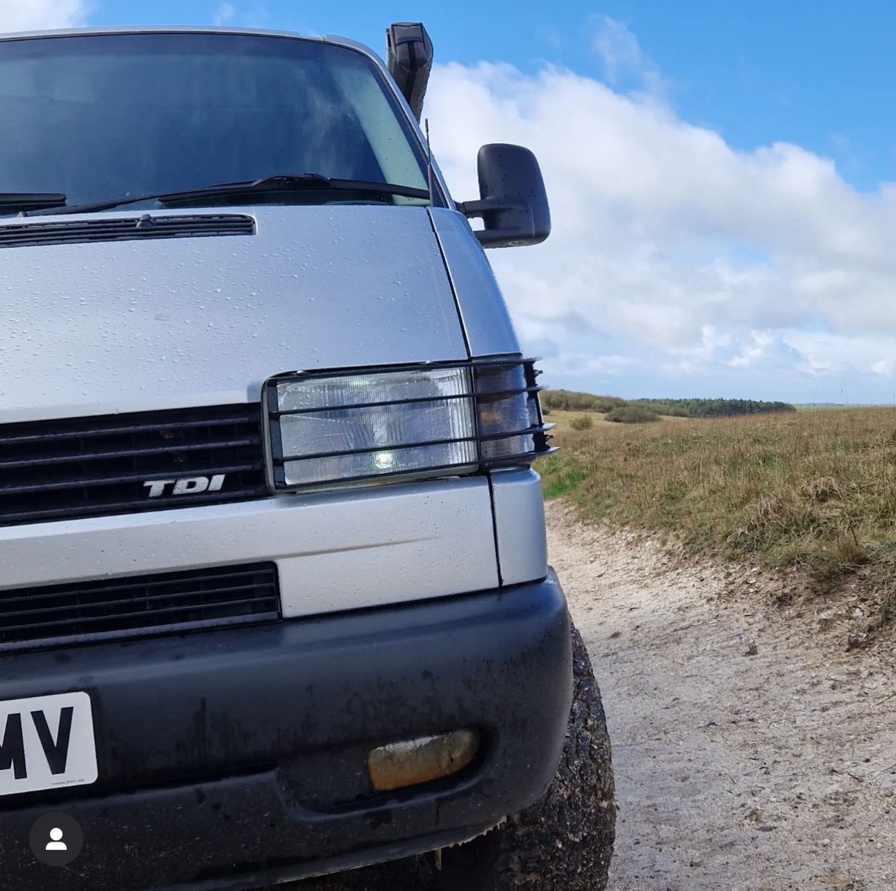 Volkswagen Transporter T4 OEM Short Nose Front light guards Syncro