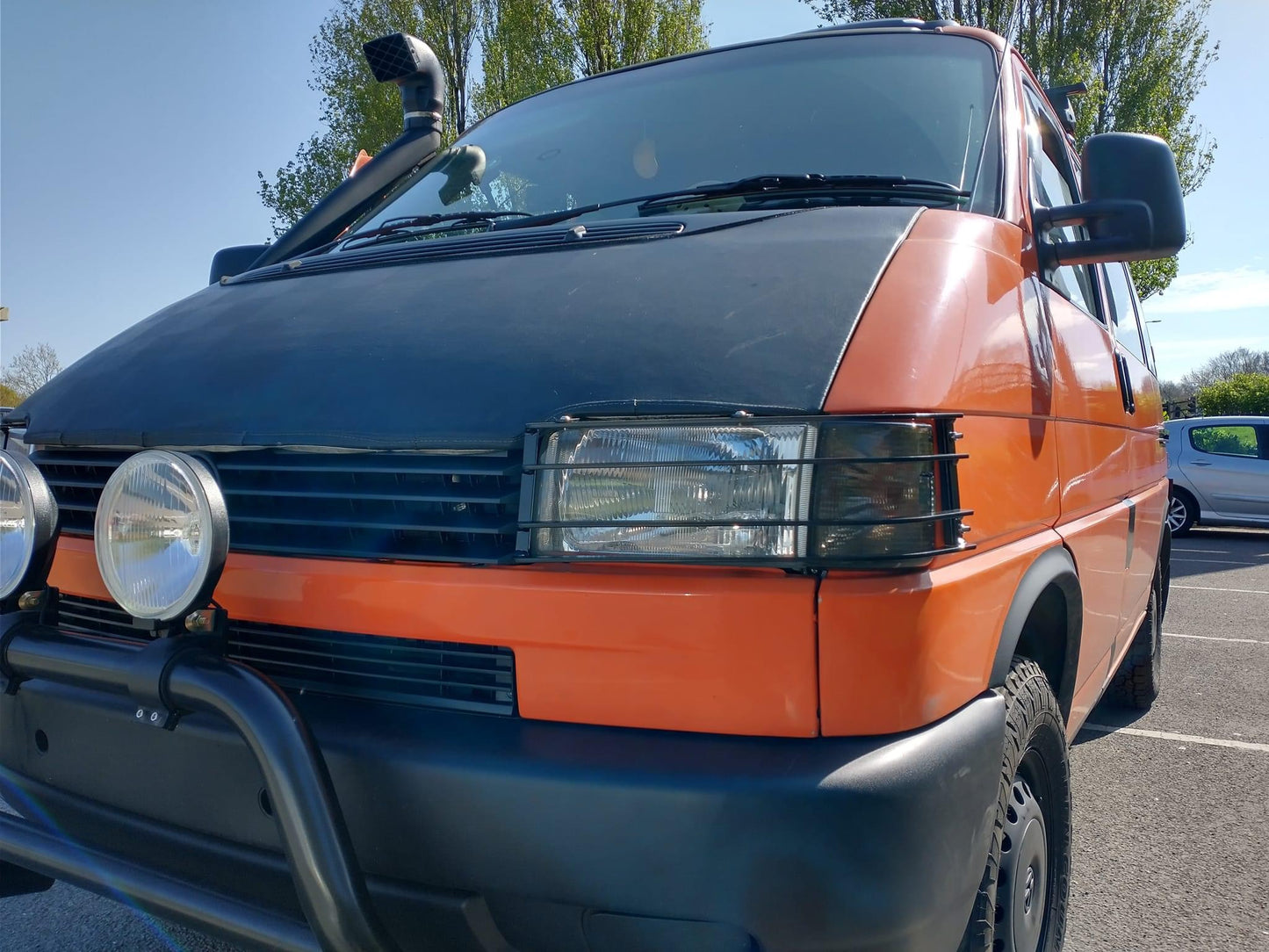 Volkswagen Transporter T4 OEM Short Nose Front light guards Syncro