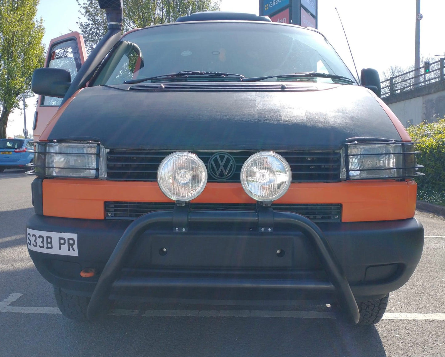 Volkswagen Transporter T4 OEM Short Nose Front light guards Syncro