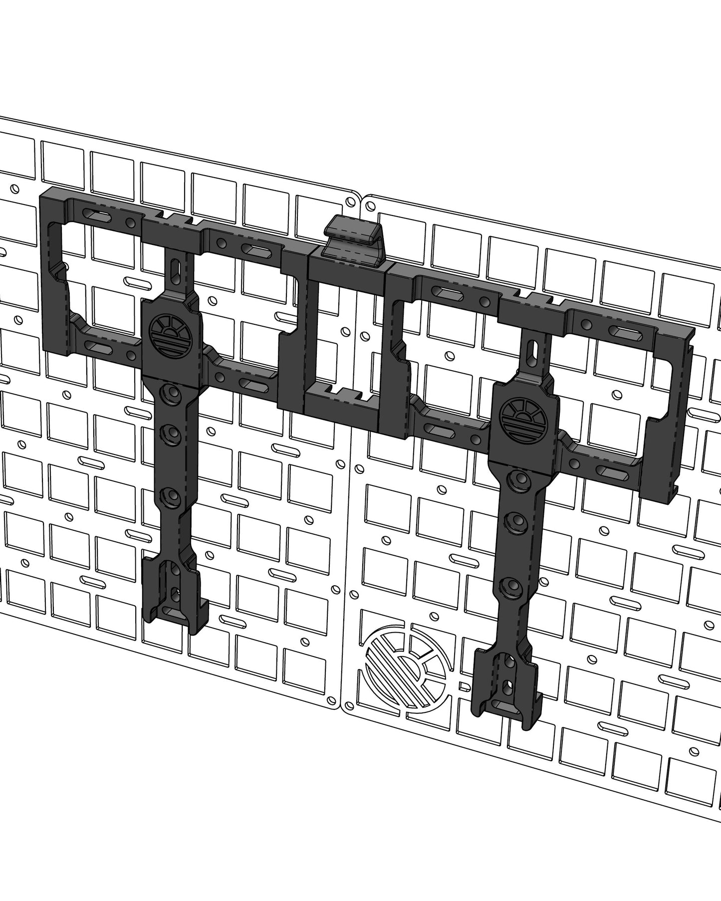 Wheeliams Milwaukee Packout™ Compatible Mounting Storage System