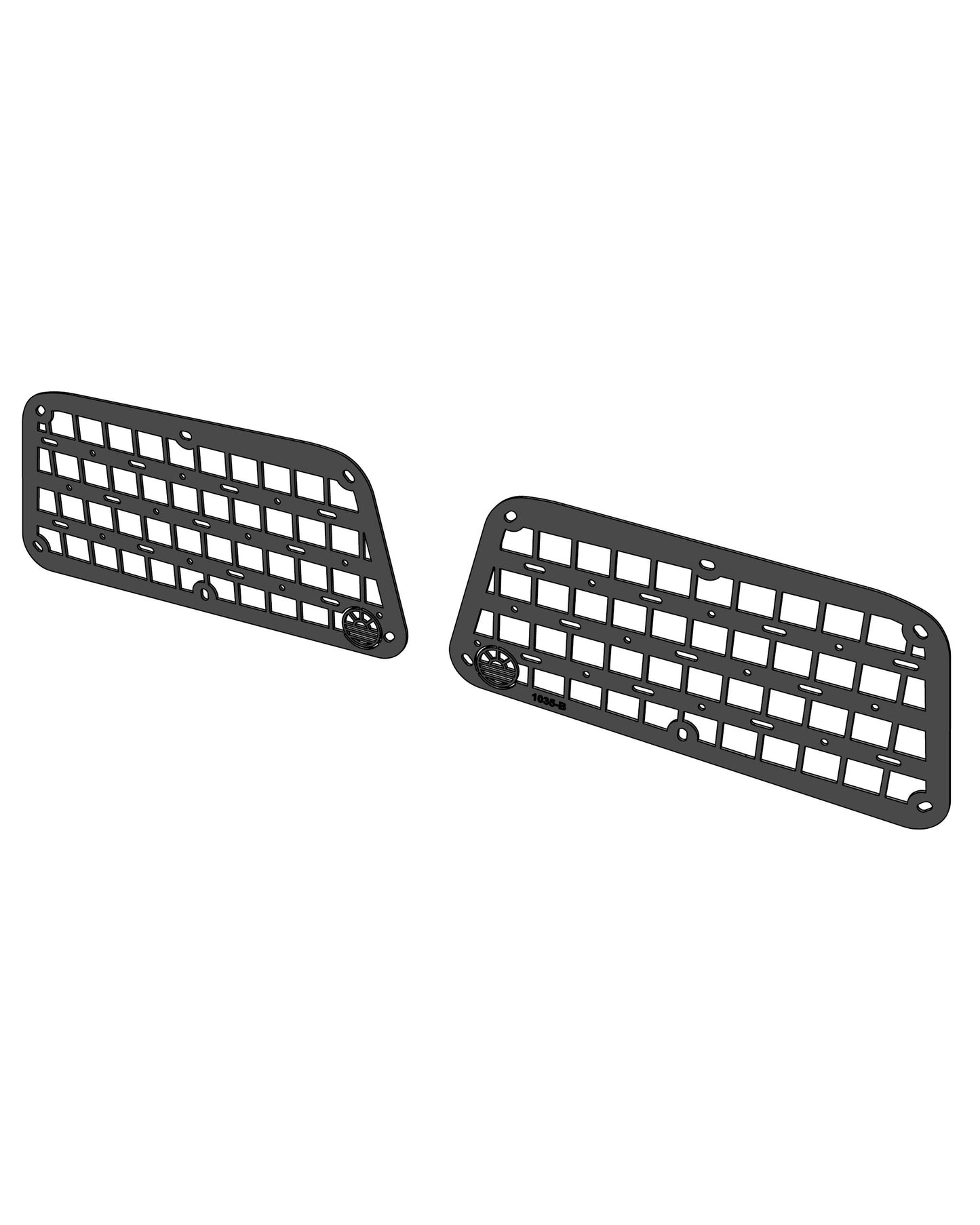 MERCEDES SPRINTER 2006 - 2024+ MOLLE System Storage Panel Set – High Roof