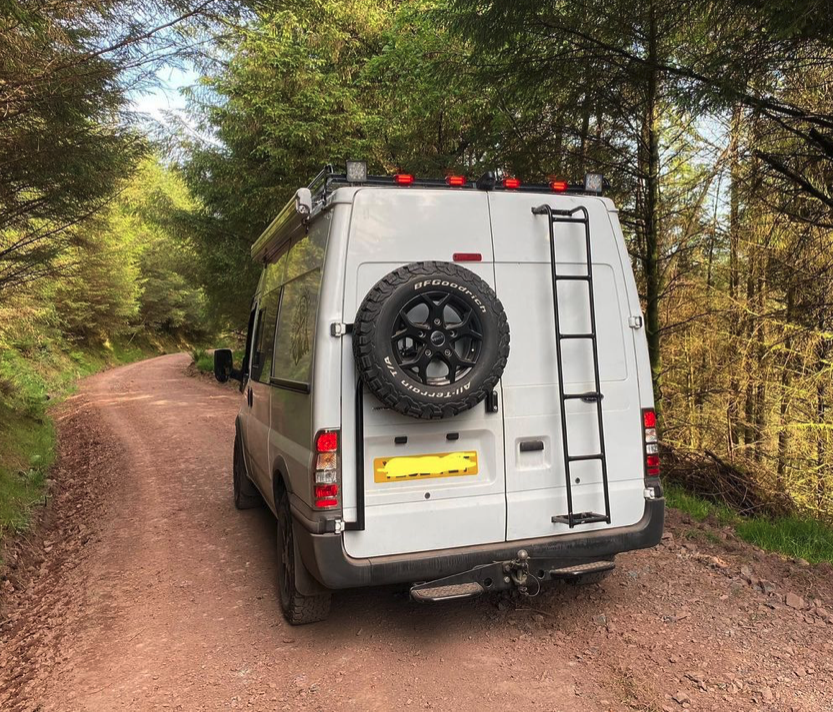 Ford Transit MK6/MK7 Hintertür-Ersatzradträger