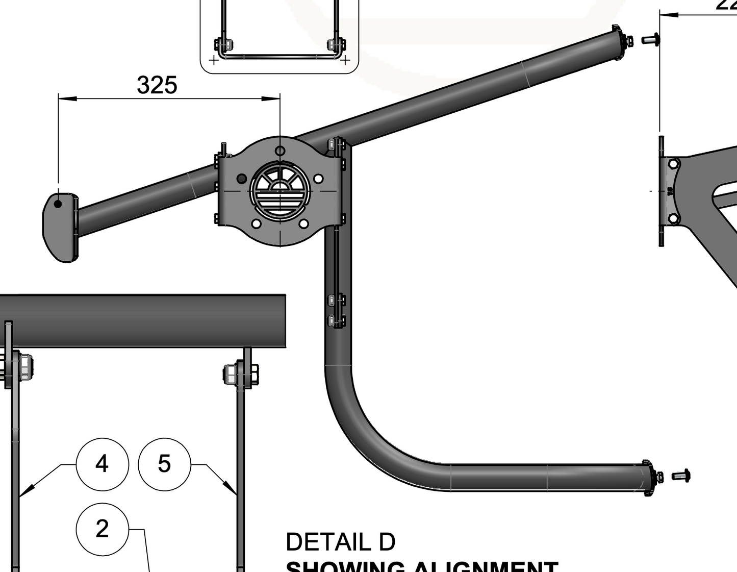 VOLKSWAGEN TRANSPORTER T5/T6 Wheel Carrier - RH