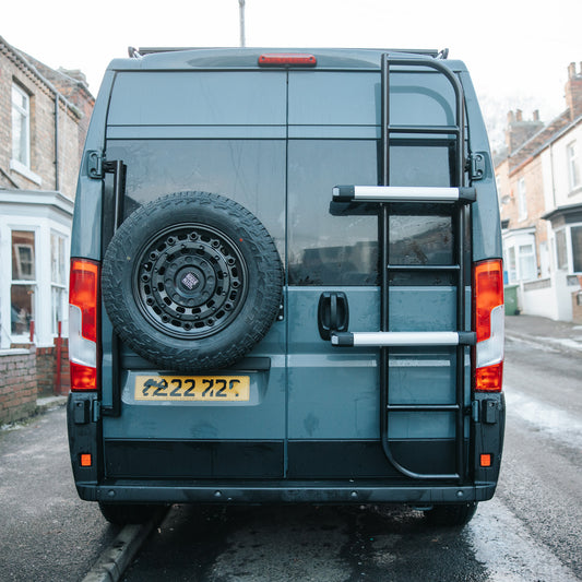 Relay/Ducato/Boxer/Jumper Tubular Rear Door Spare Wheel Carrier 2006-present