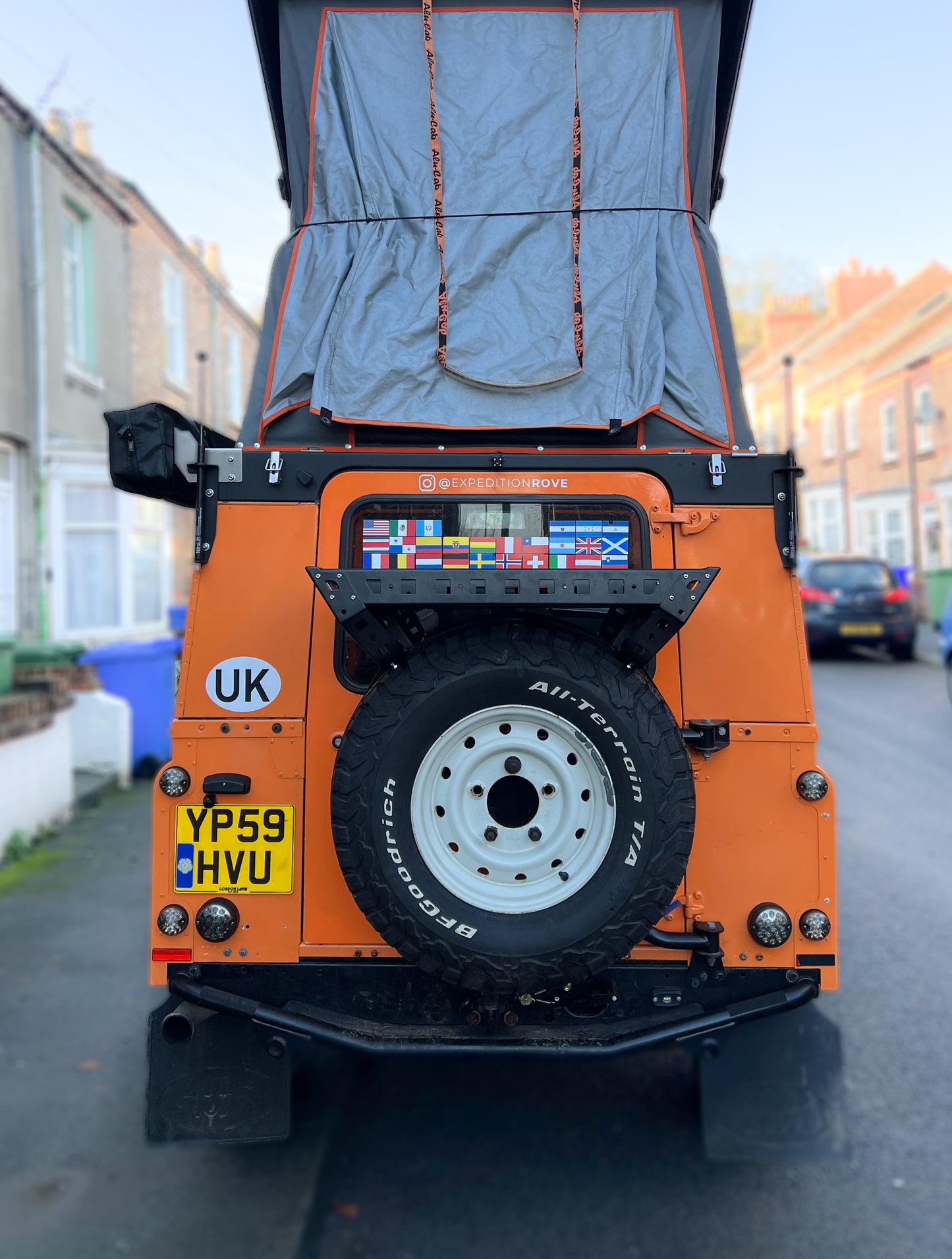 Spare Wheel Mounted Large Cargo Storage Carrier