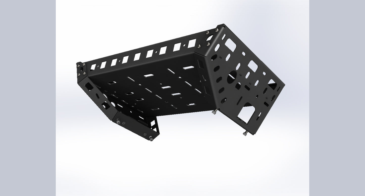 Spare Wheel Mounted Large Cargo Storage Carrier