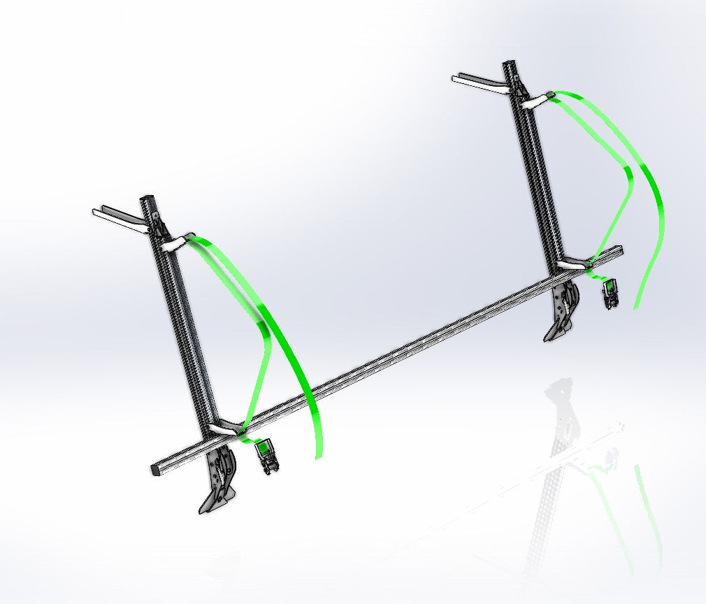 Wheeliams High Roof Side Mounted Boat Rack - Sherpas Translift