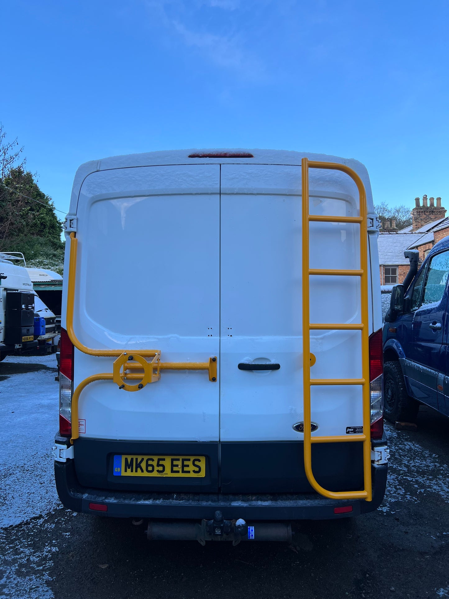 Ford Transit MK8 Rear Door Tubular Ladder 2014+ (&Tourneo)