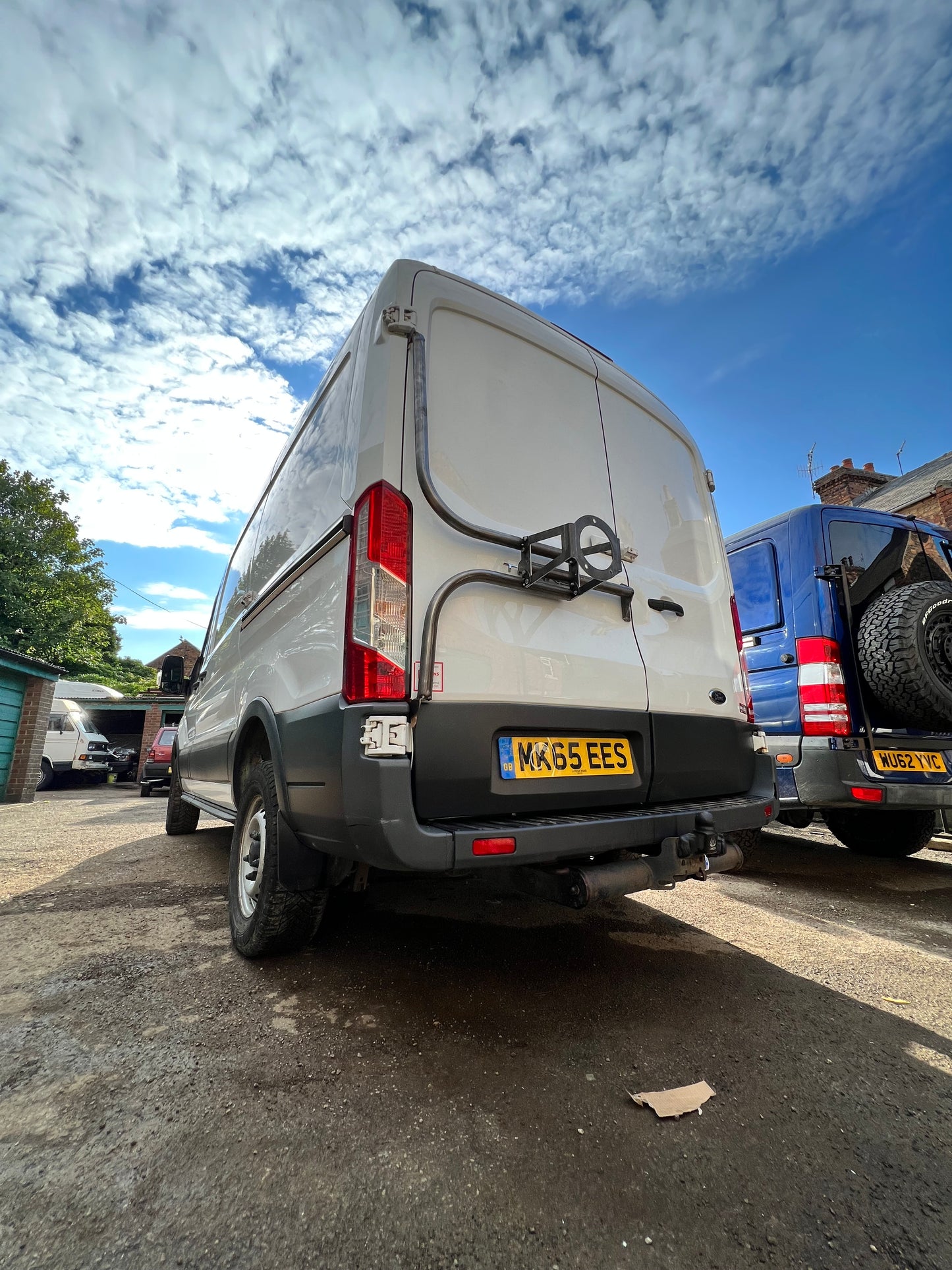 Ford Transit MK8 Rear Door Spare Wheel Carrier 2014+ (&Tourneo)