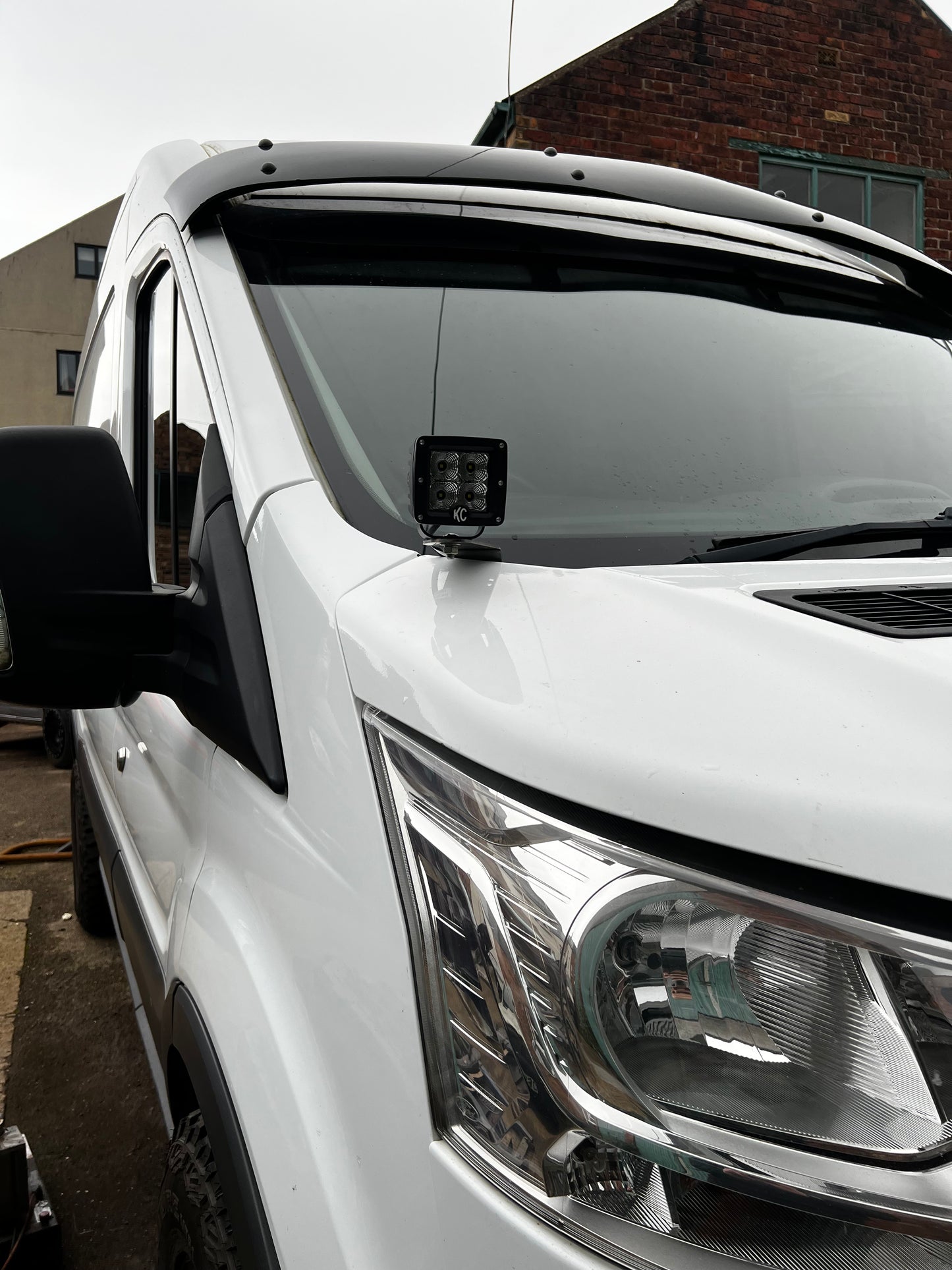 Ford Transit MK8/MK9 Bonnet Ditch Light Mounts