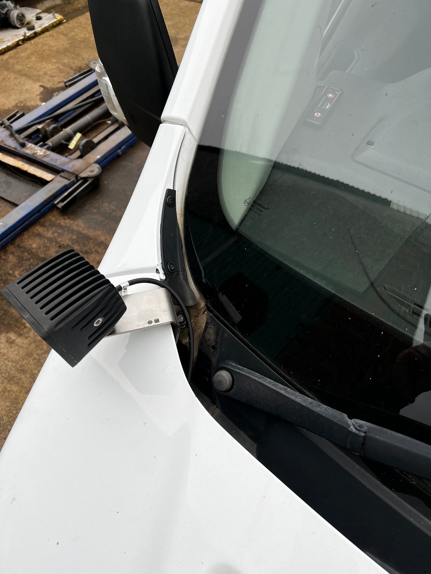 Ford Transit MK8/MK9 Bonnet Ditch Light Mounts