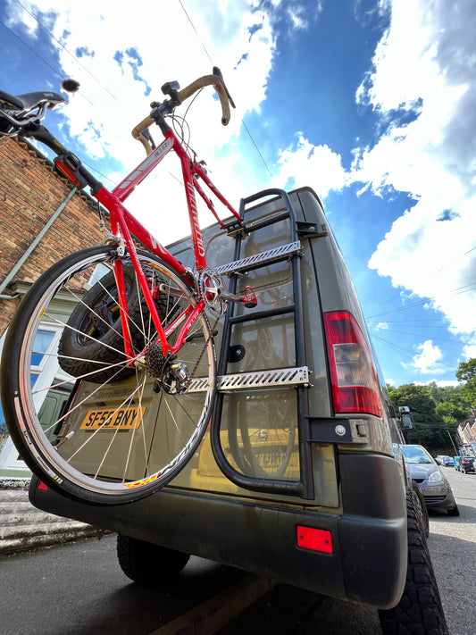 Obere Fahrradhalterungs-Zubehörklemme für die hintere Leiter
