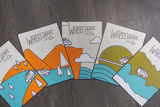 WHEELIAMS ADVENTURE A3 POSTER SET