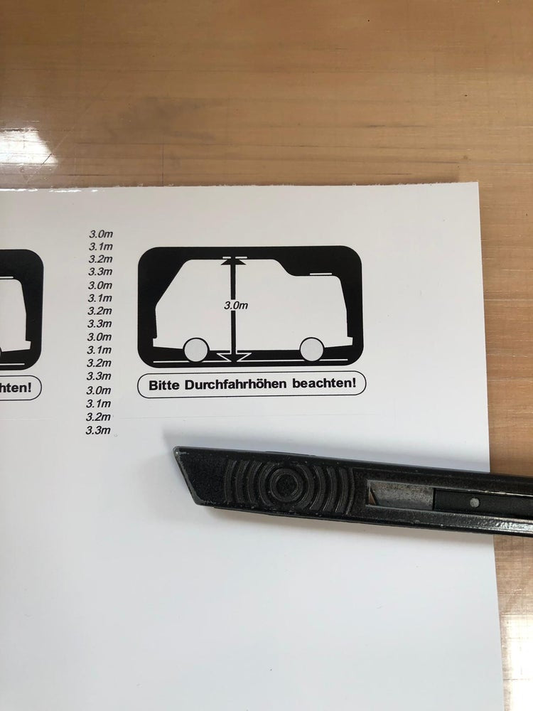 VW WESTFALIA FLORIDA/SVEN HEDIN DASH STICKER