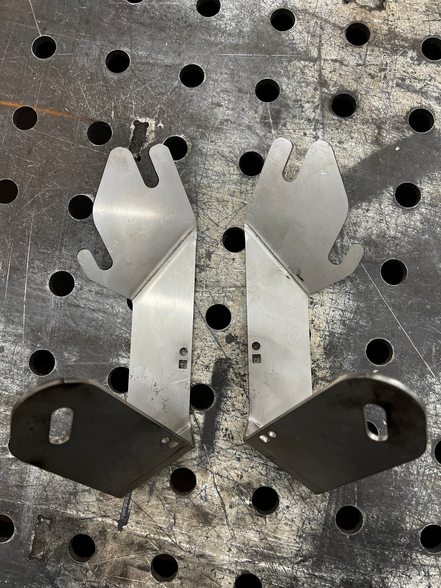 Ford Transit MK8/MK9 Bonnet Ditch Light Mounts