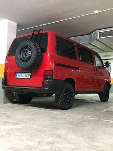 VOLKSWAGEN T4/EUROVAN - BARNDOOR OR TAILGATE SYNCRO Wheel Carrier