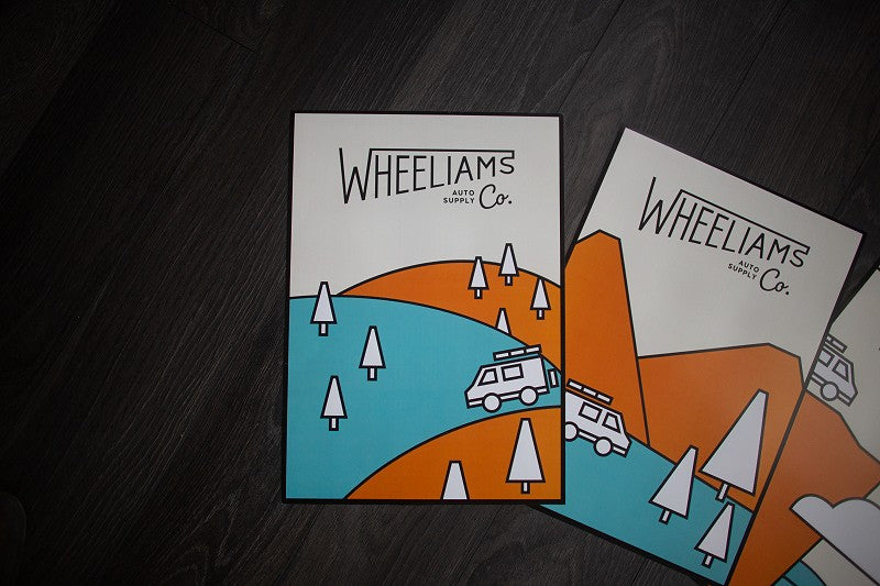 WHEELIAMS ADVENTURE A3-POSTER-SET
