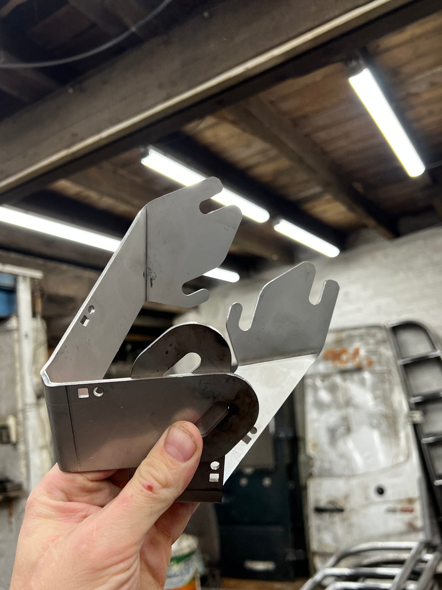 Ford Transit MK8/MK9 Bonnet Ditch Light Mounts