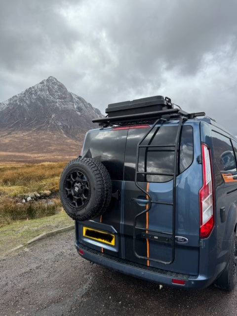 Transit Rear Door FORD TRANSIT CUSTOM 2012-2024 Wheel Carrier - LH – Wheeliams
