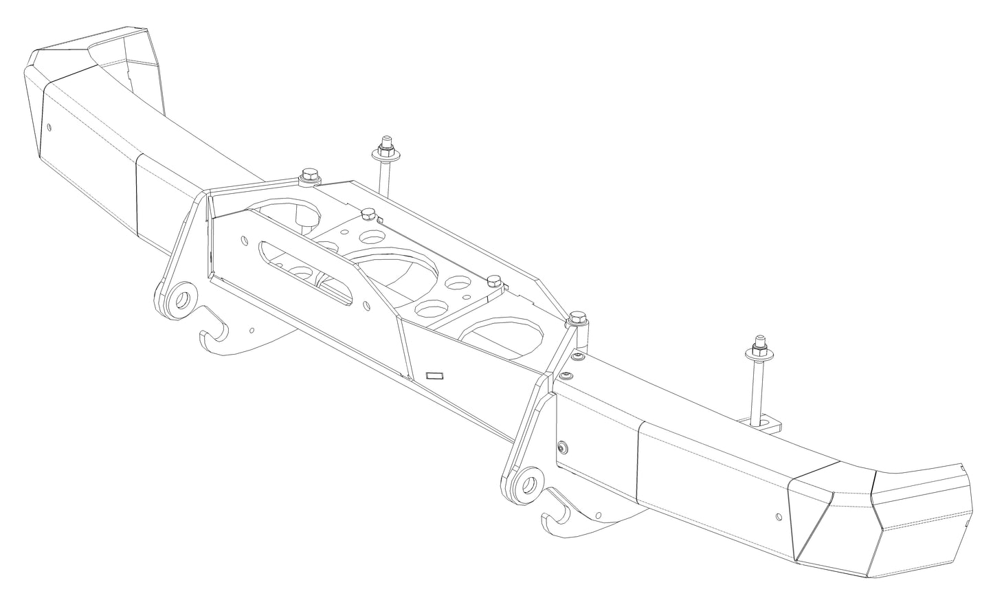 VOLKSWAGEN T3 Front Bumper & Winch Mount
