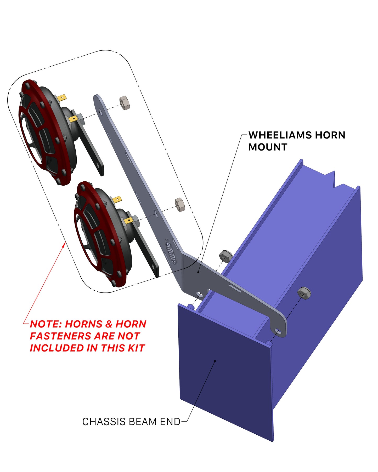MERCEDES SPRINTER 906 - 2006-2012 - Twin Horn Mount