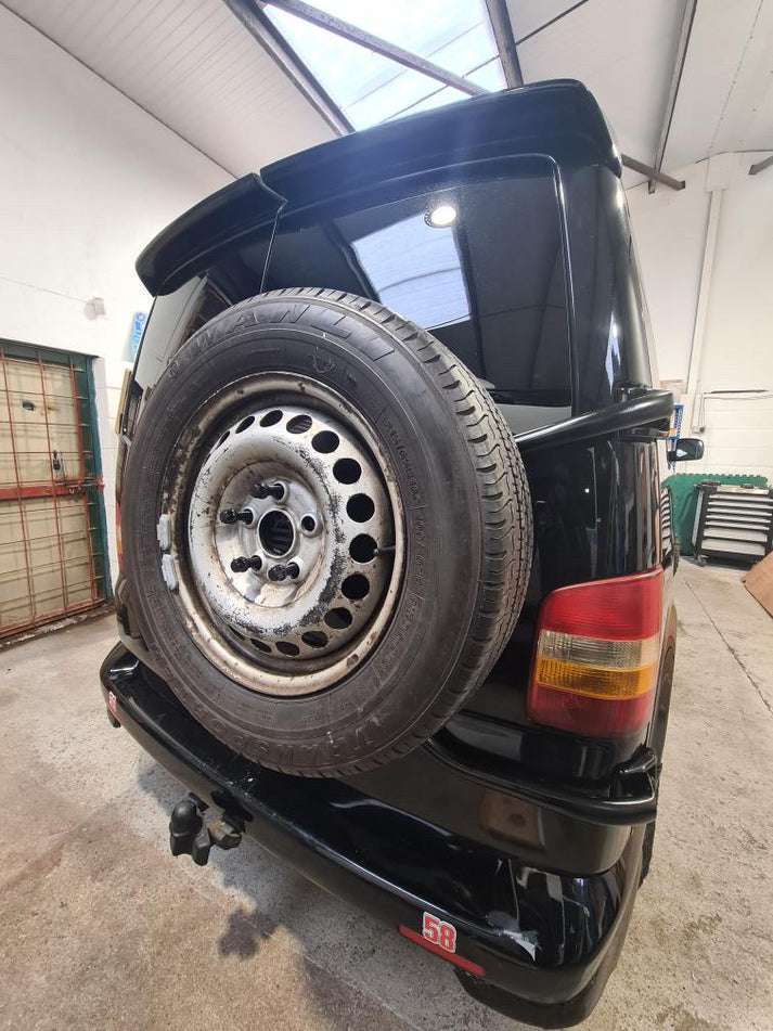 Volkswagen Transporter T5/T6 Tubular Hinge Mounted Rear Door Spare Whe ...