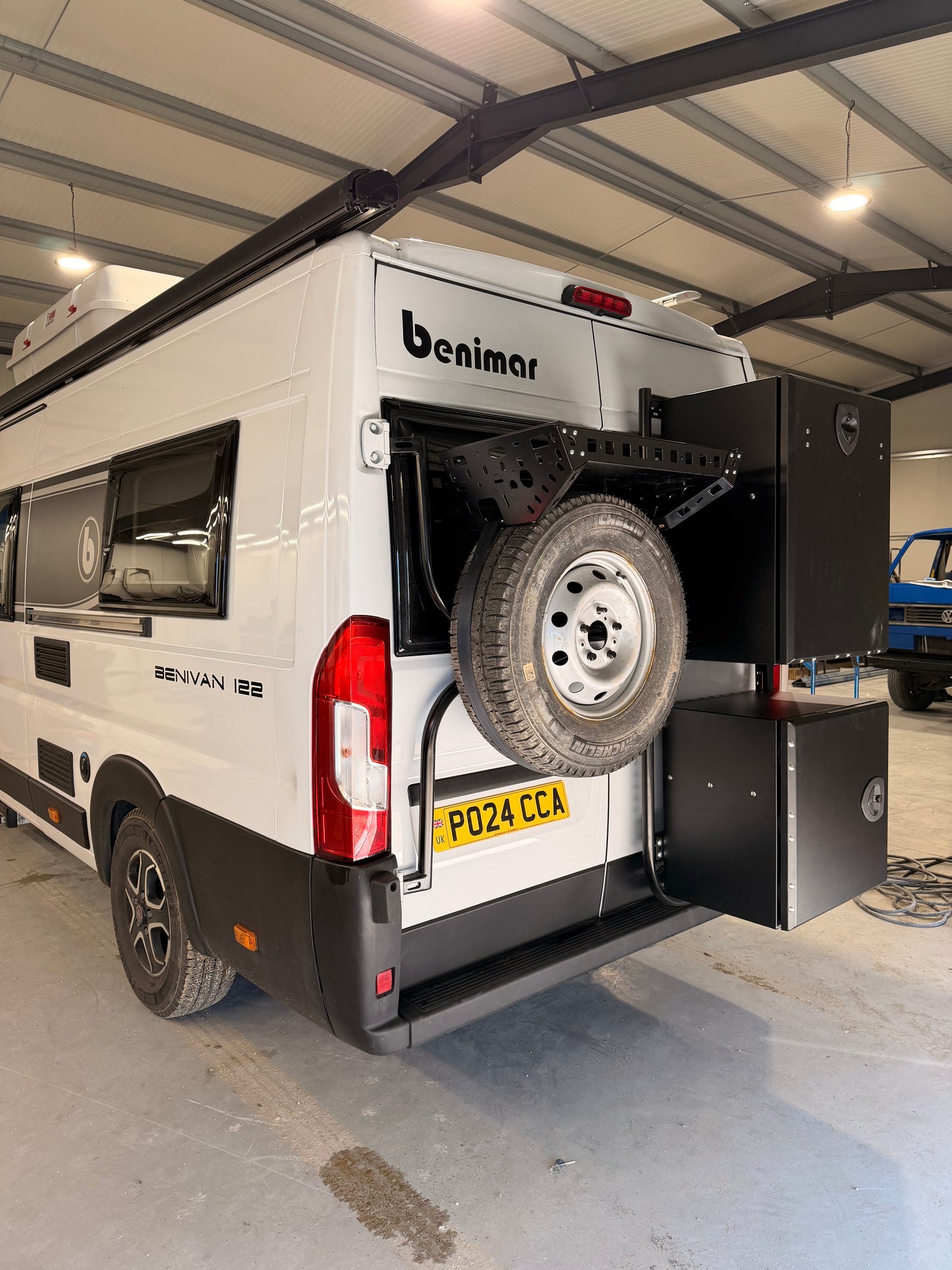 Relay/Ducato/Boxer/Jumper Rohr-Ersatzradträger für die Hintertür ab 2006 