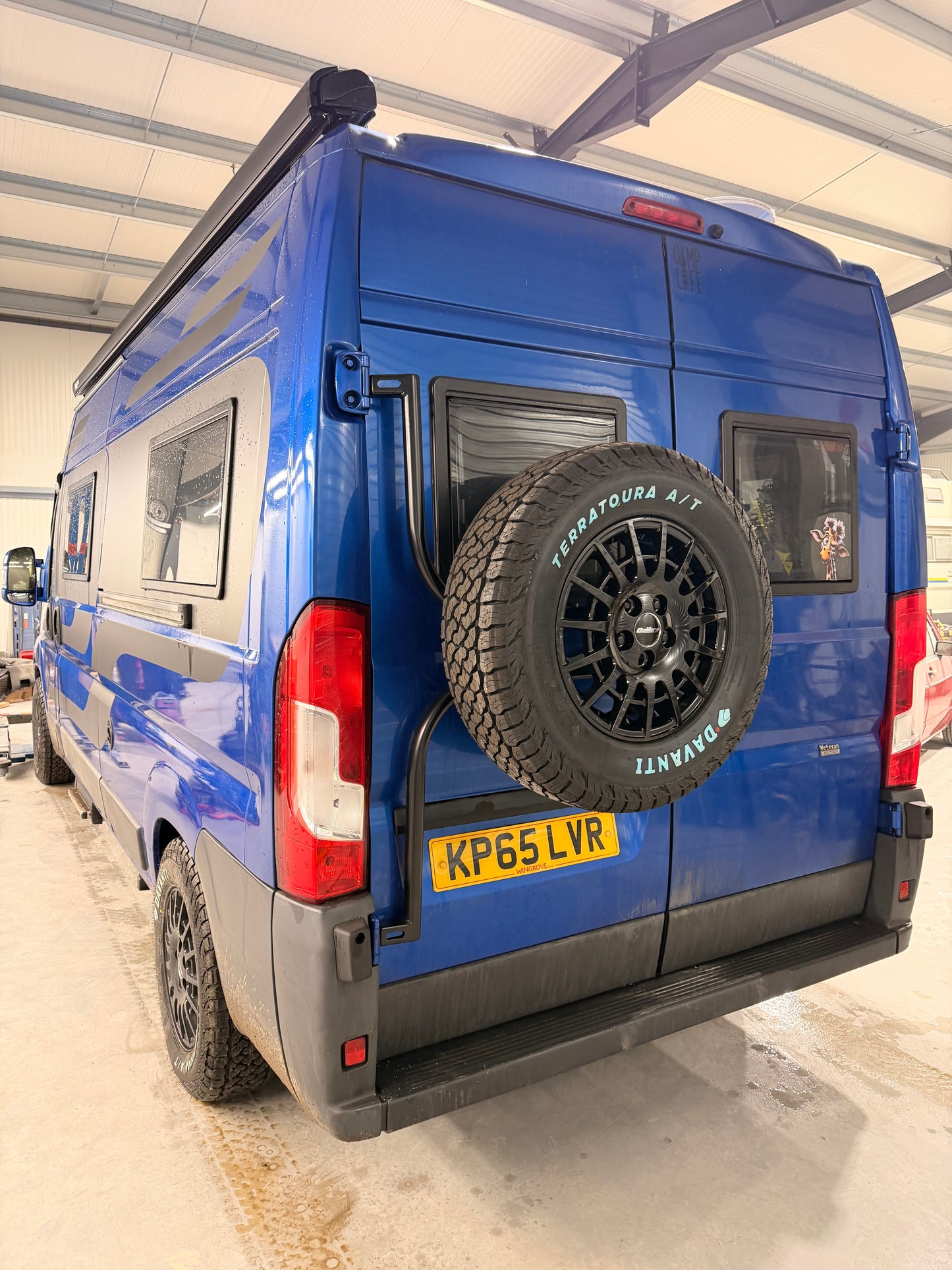 Relay/Ducato/Boxer/Jumper Rohr-Ersatzradträger für die Hintertür ab 2006 