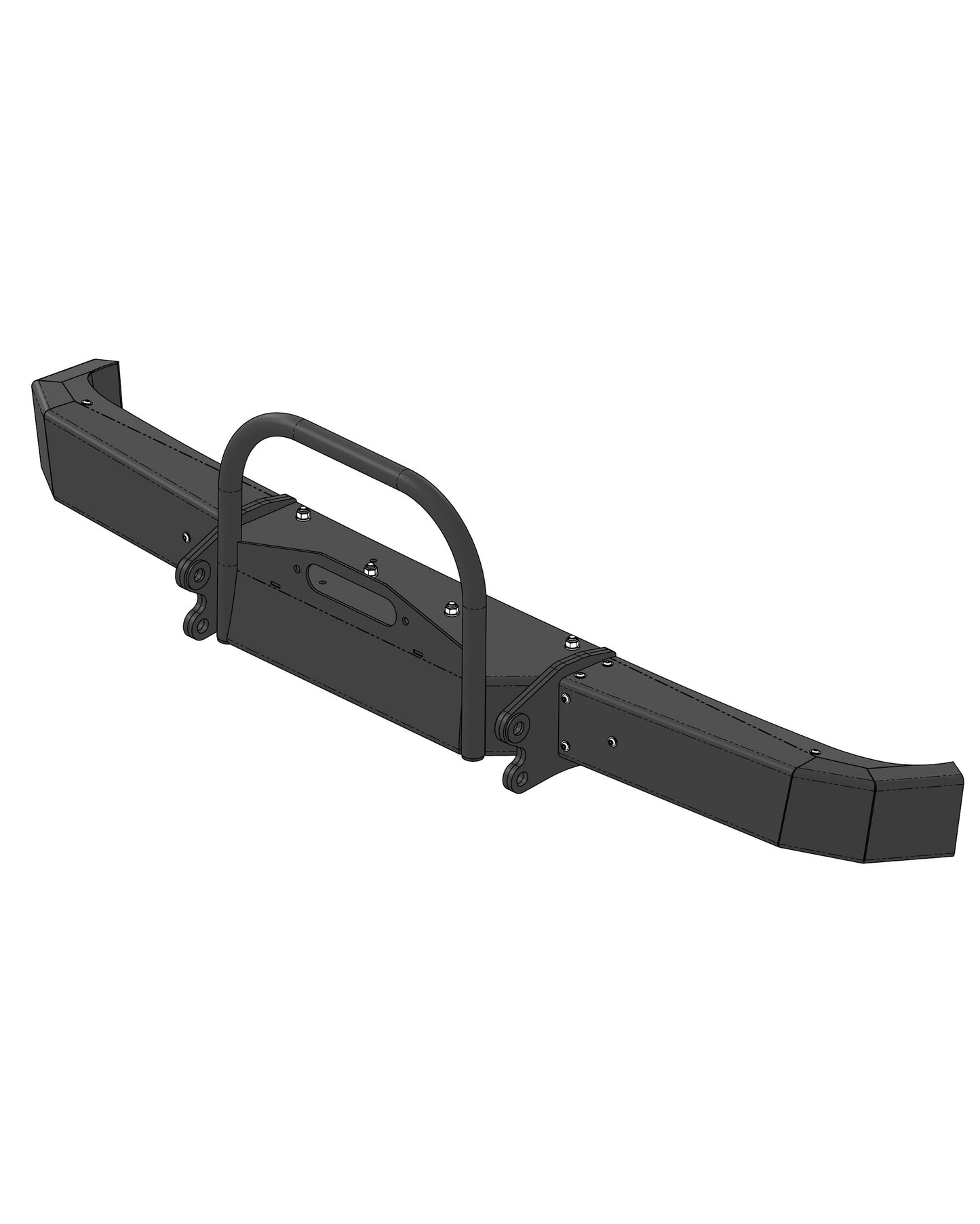 VOLKSWAGEN LT 1976-1996 MK1 4x4 - Front Bumper & Winch Mount