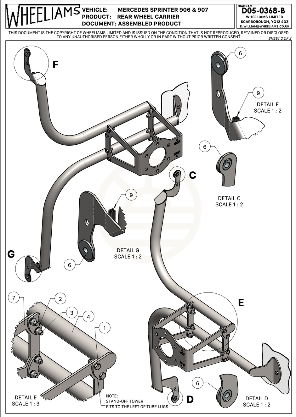 Wheeliams Products - Ladders, Wheel Carriers, Roof Racks, Brackets & More