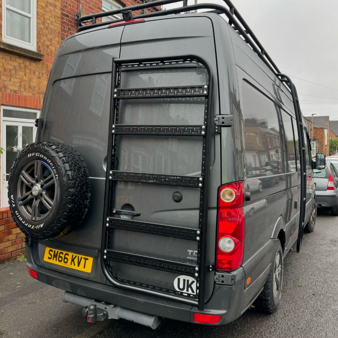 Wheeliams Modular BackRack - Rear door cargo storage system