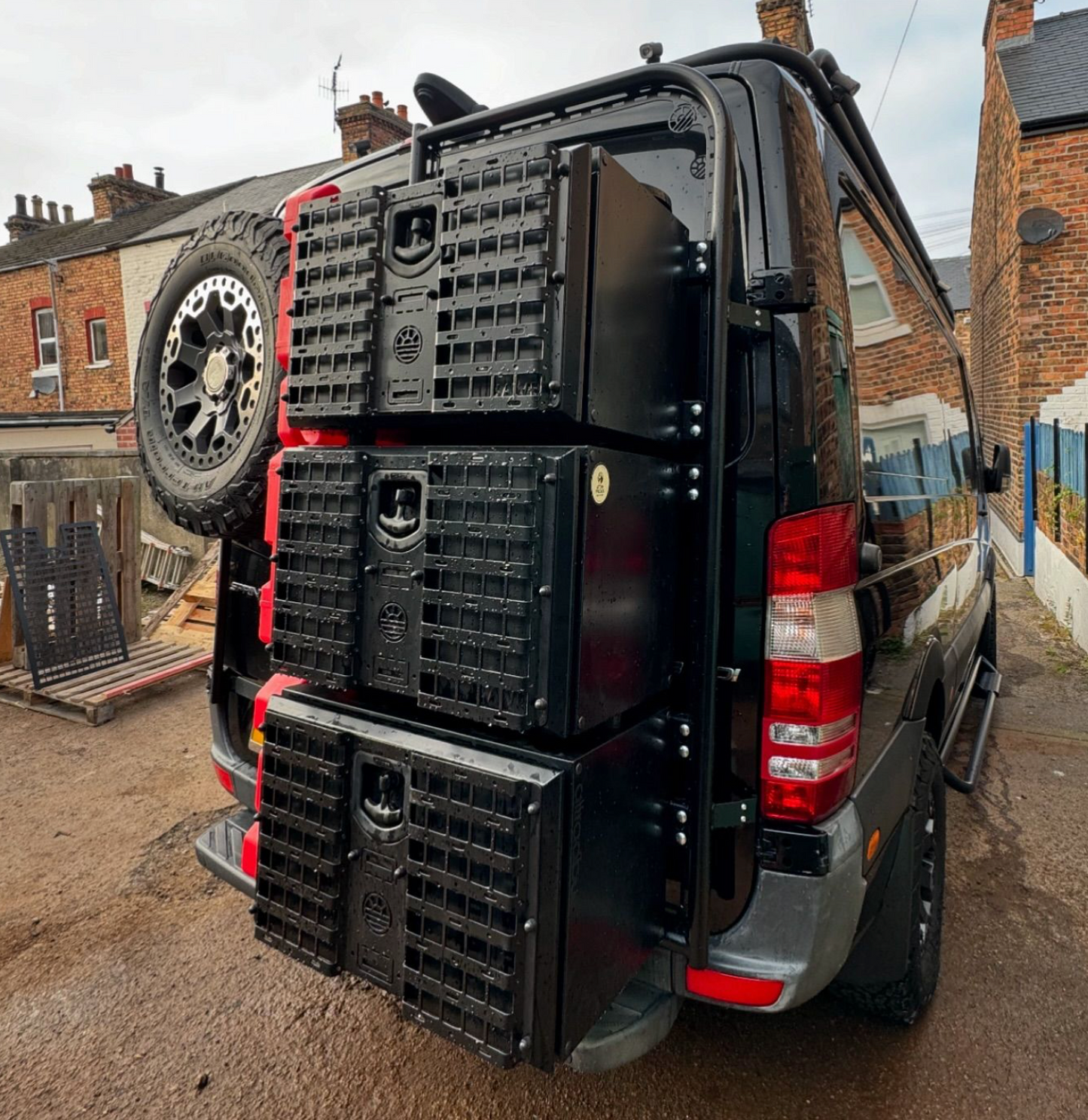 Wheeliams Modular BackRack - Rear door cargo storage system