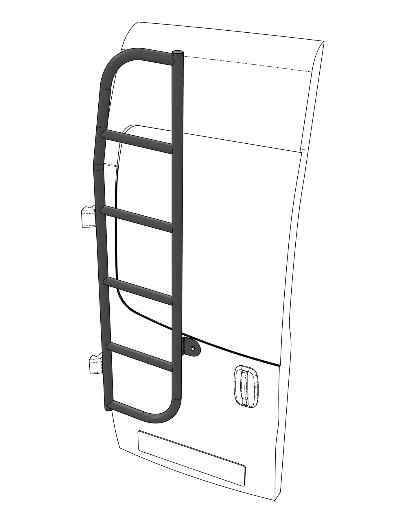 VAUXHALL VIVARO - Rear Door Ladder