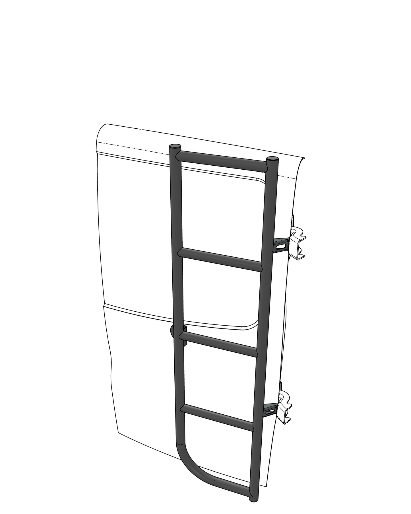 VAUXHALL VIVARO - Rear Door Ladder