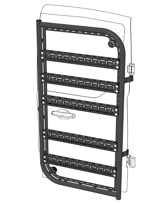FORD TRANSIT CUSTOM 2014-2022 Modular Backrack - RH